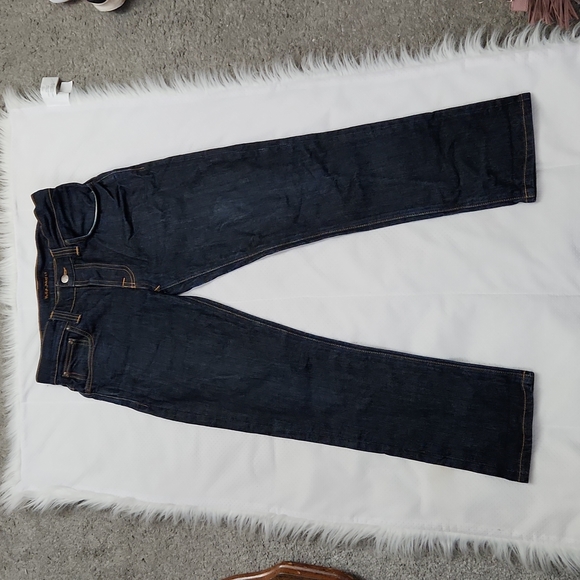 NUDIE BUTTON GRIM TIM ORGANIC DRY NAVY JEAN - Picture 1 of 14